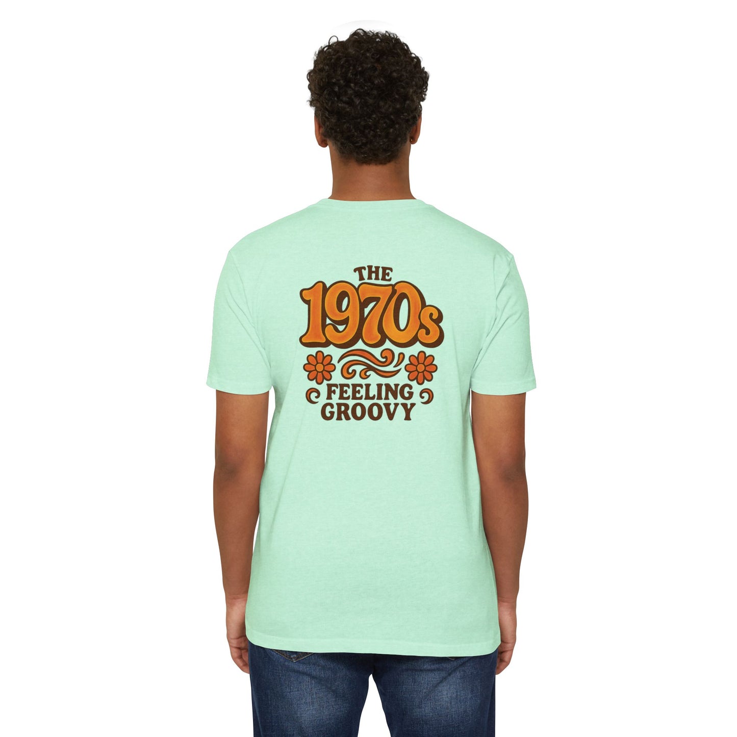 Retro 1970s Feeling Groovy Unisex Vintage T-Shirt