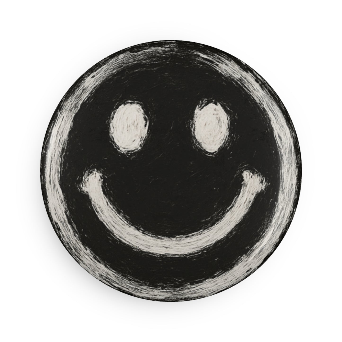 Smiley Face Button Magnet - Fun Fridge Decor, Cute Gift