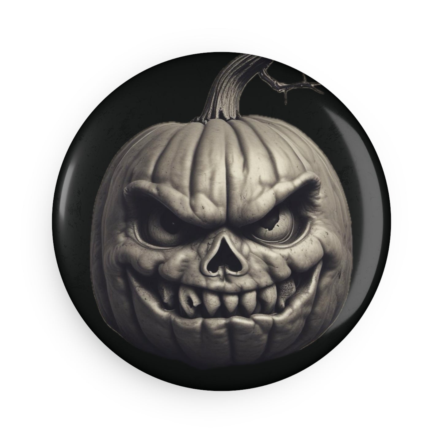 Halloween Skull Pumpkin Magnet, Fun Fridge Decor, Spooky Gift, Trick or Treat