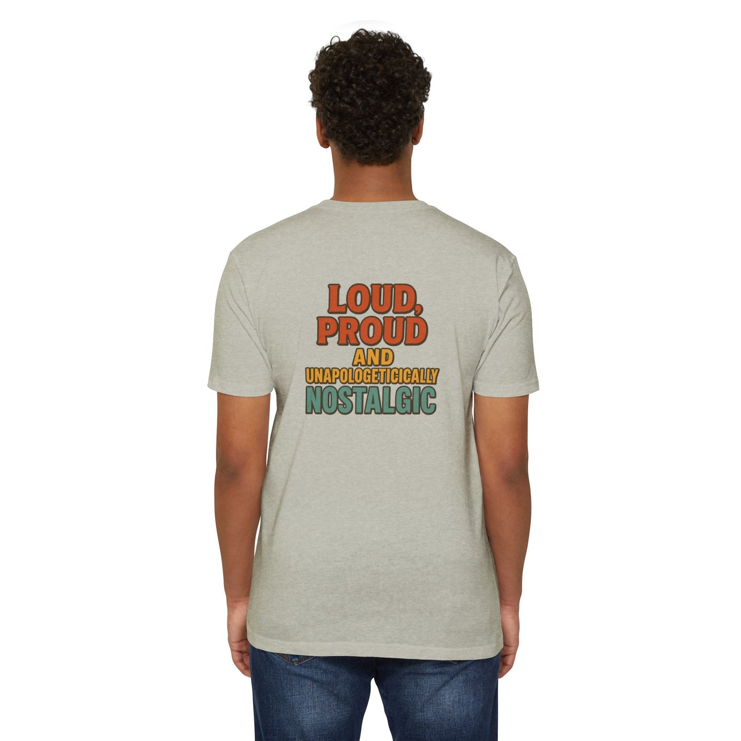 Loud & Proud Unisex Jersey T-Shirt - Vintage Nostalgia
