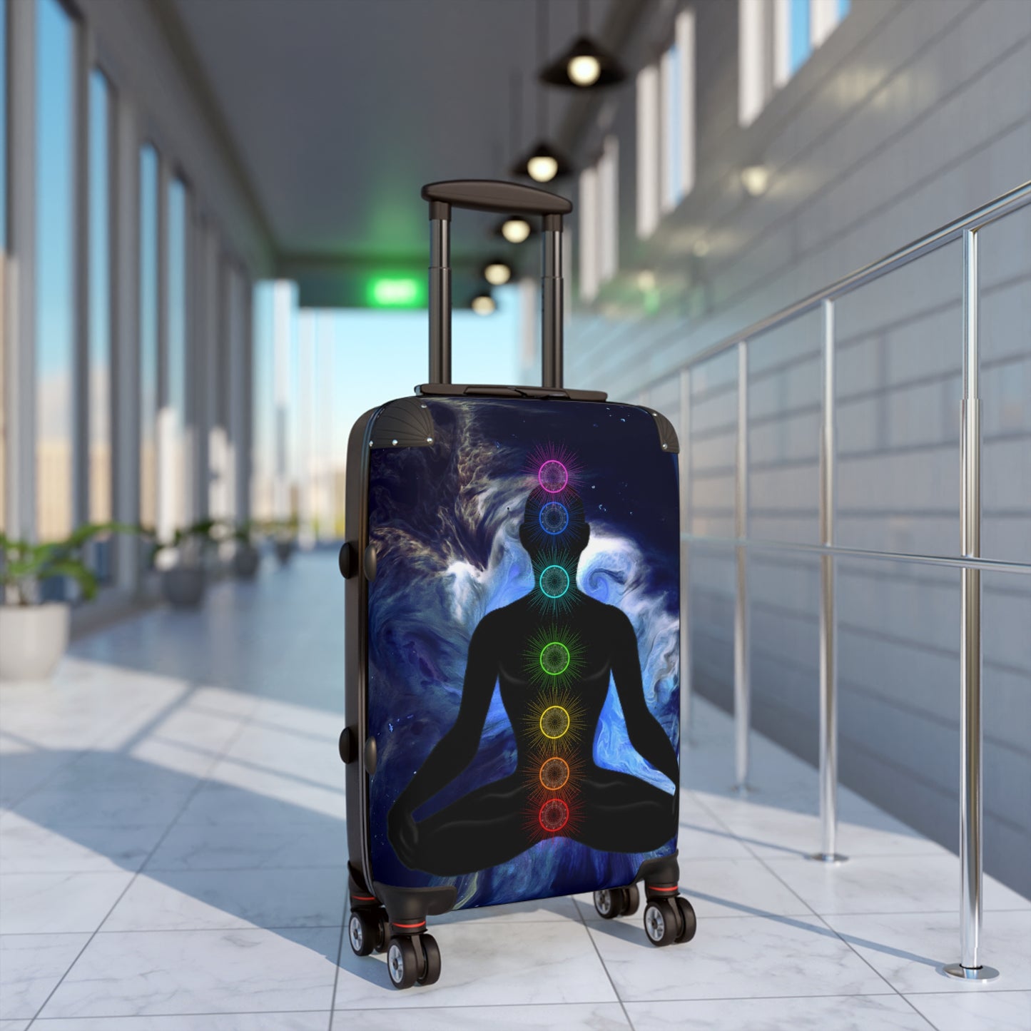 Chakra Meditation Suitcase, Travel Luggage