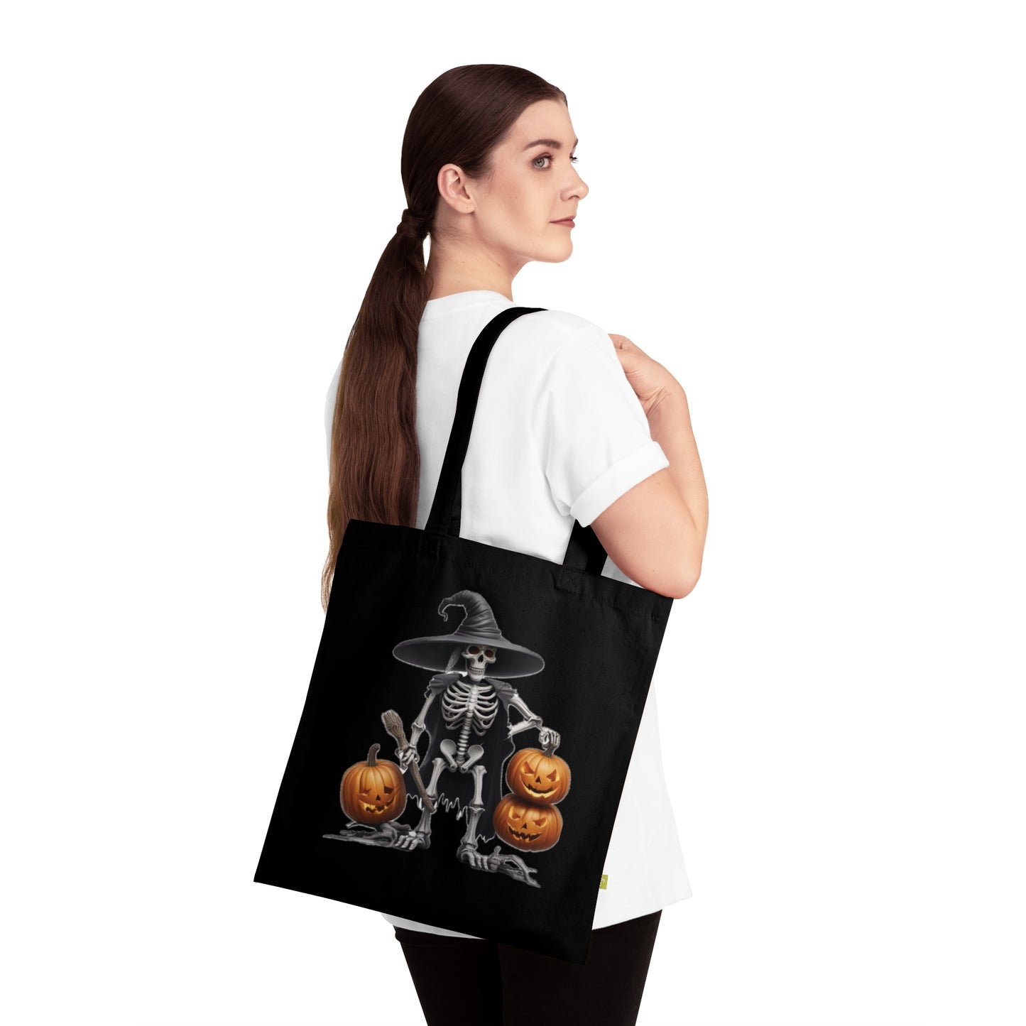 Organic Cotton Trick or Treat Tote Bag