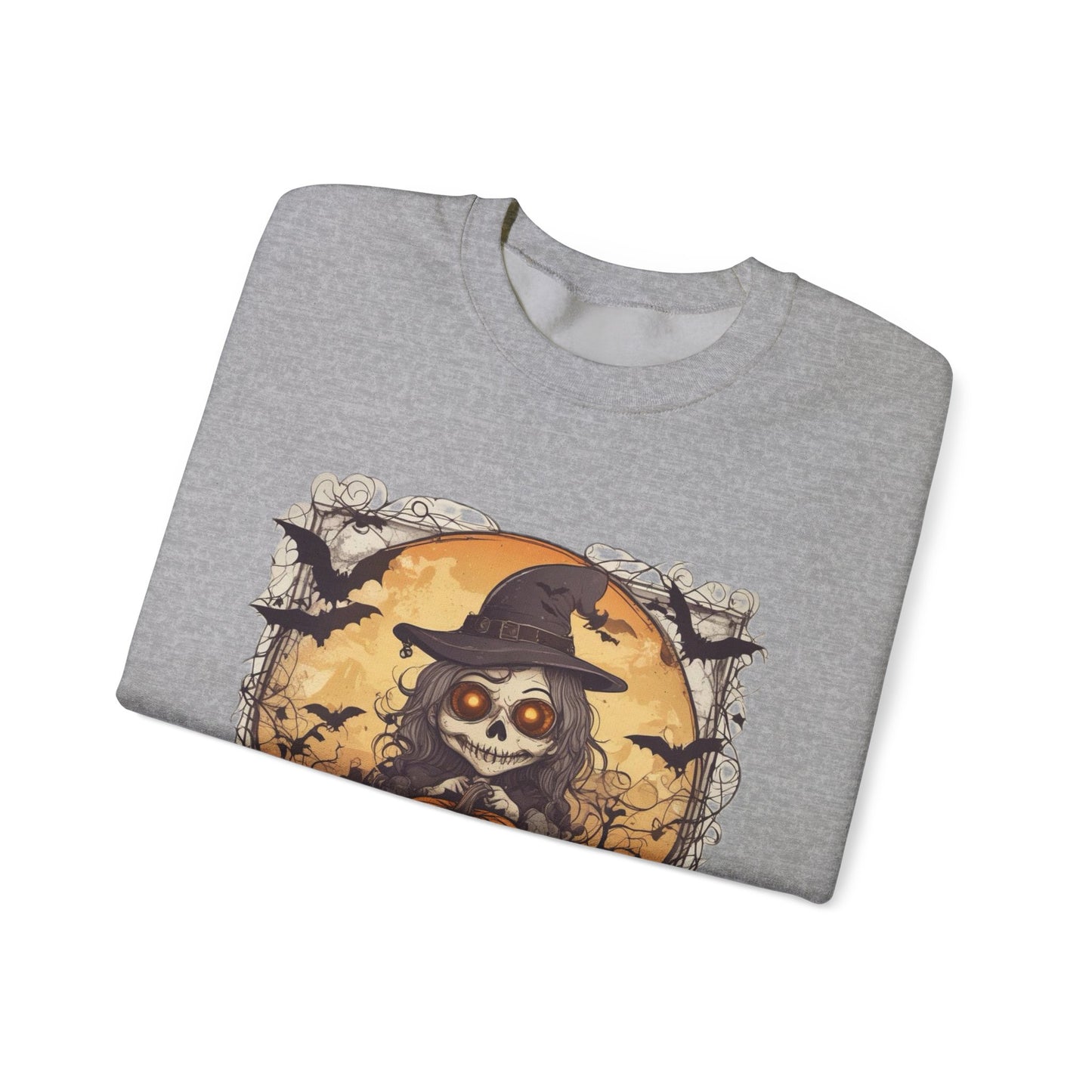 Spooky Witch Unisex Heavy Blend™ Crewneck Sweatshirt