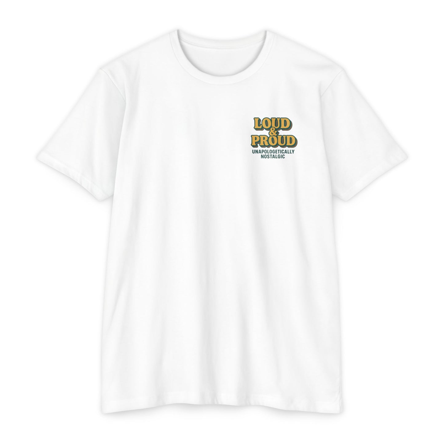 Loud & Proud Unisex Jersey T-Shirt - Vintage Nostalgia