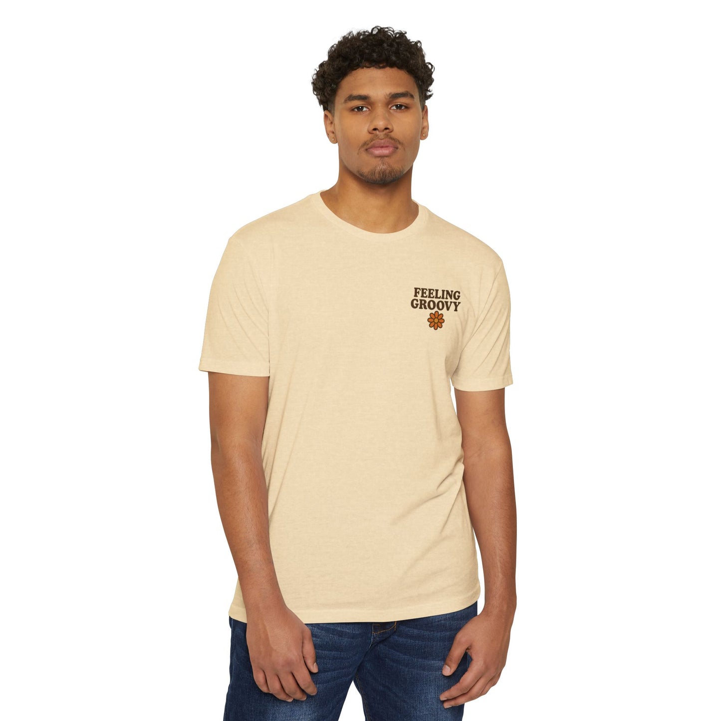 Retro 1970s Feeling Groovy Unisex Vintage T-Shirt
