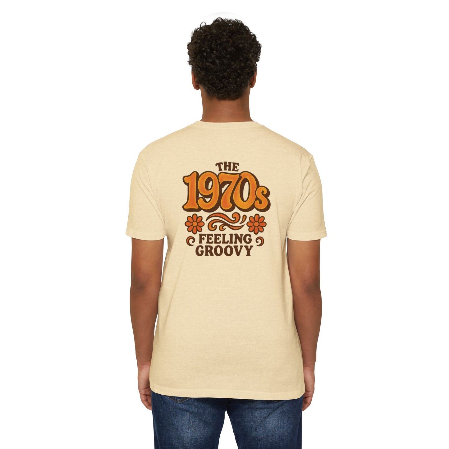 Retro 1970s Feeling Groovy Unisex Vintage T-Shirt