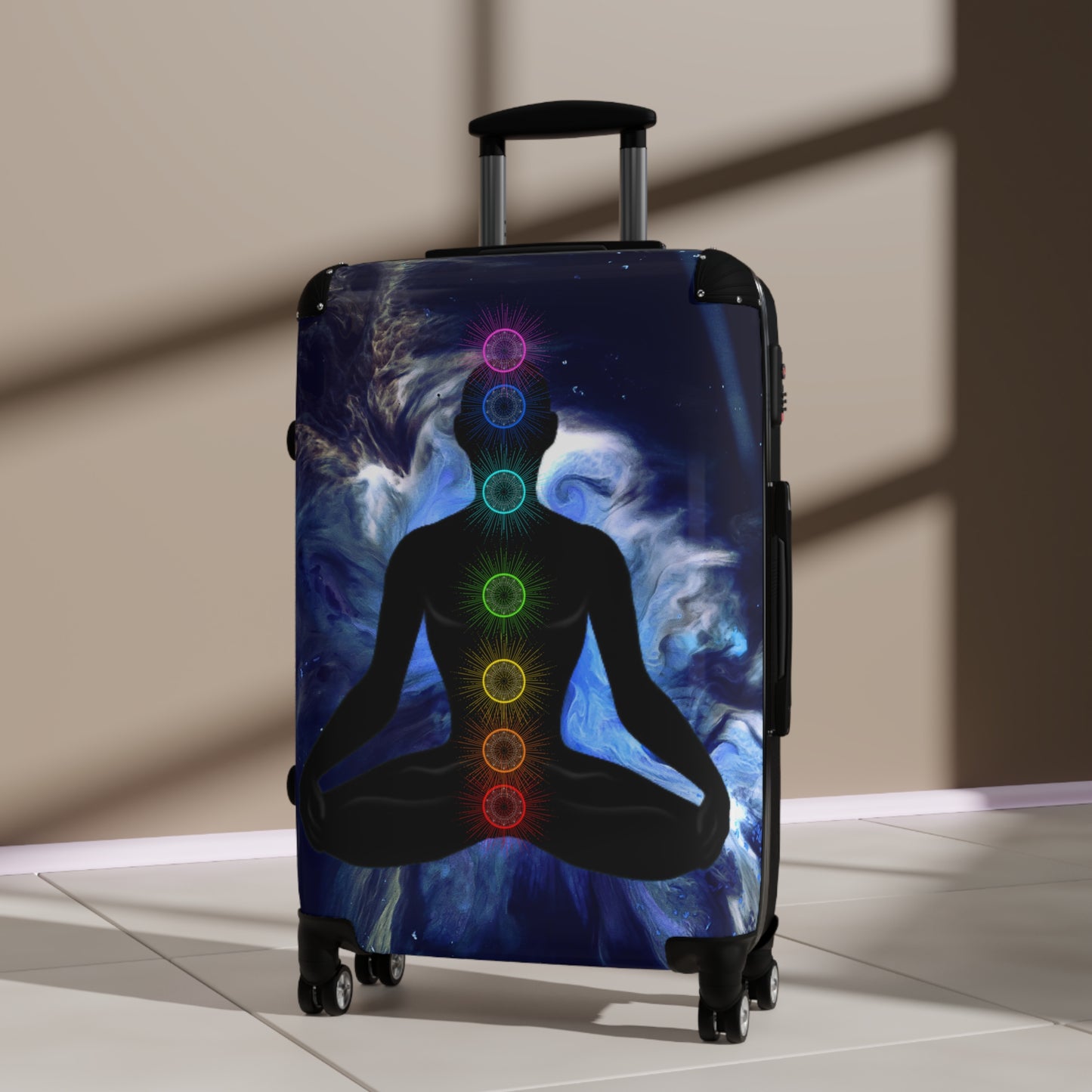 Chakra Meditation Suitcase, Travel Luggage