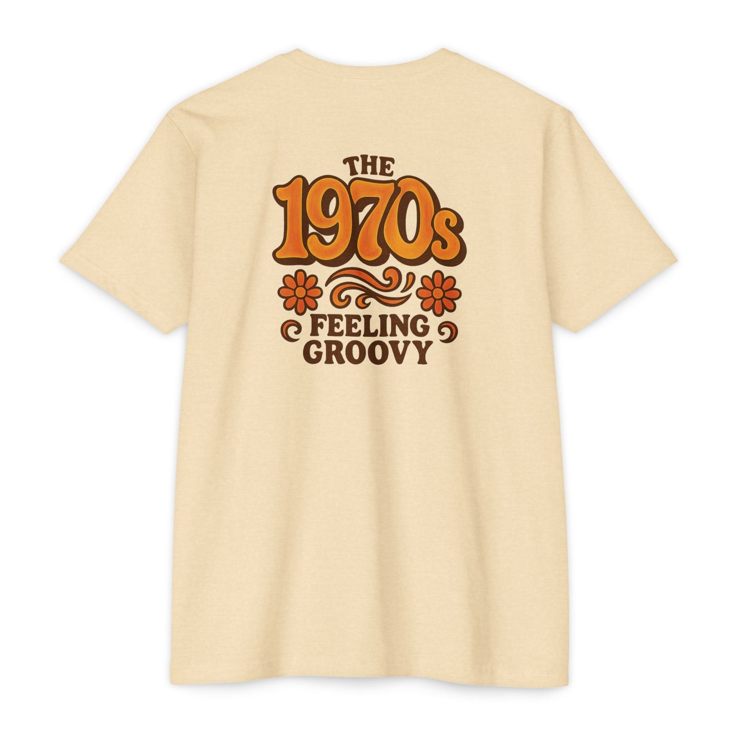 Retro 1970s Feeling Groovy Unisex Vintage T-Shirt