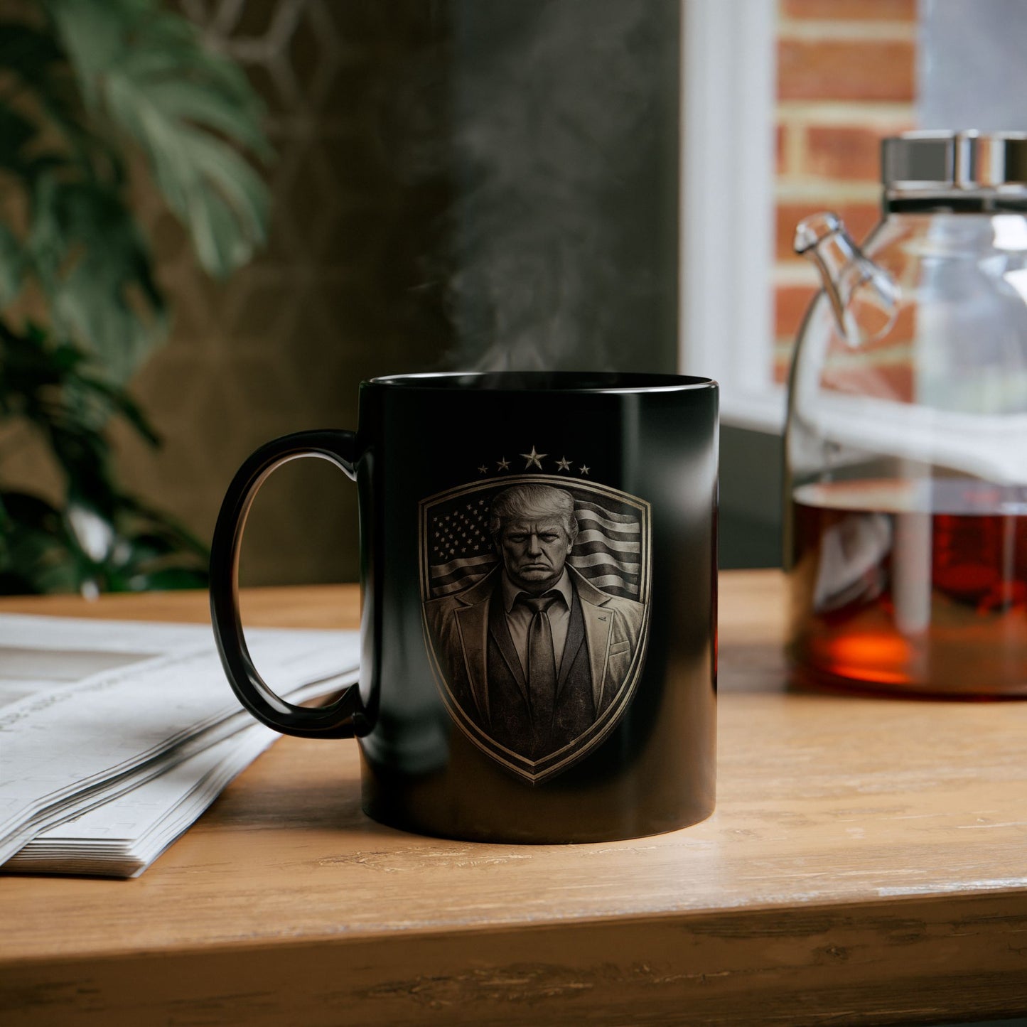 47th Boss Vintage Black Mug