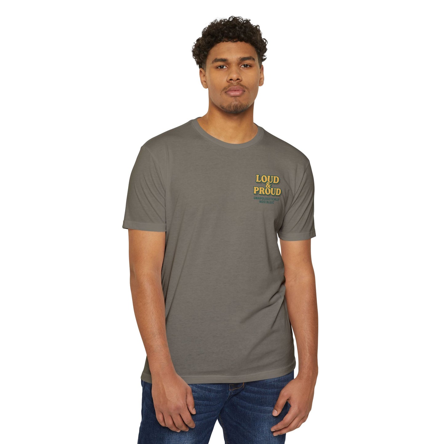 Loud & Proud Unisex Jersey T-Shirt - Vintage Nostalgia