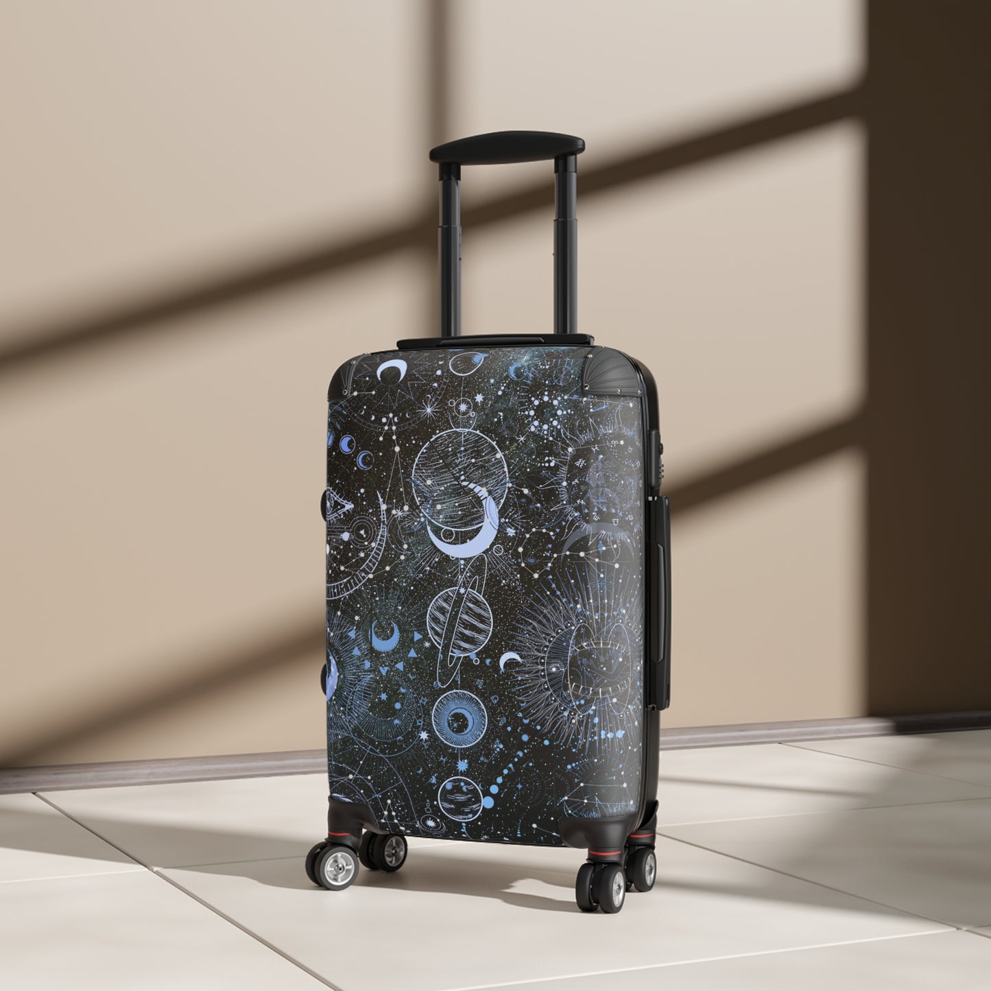 Cosmic Suitcases - Stylish Space-Themed