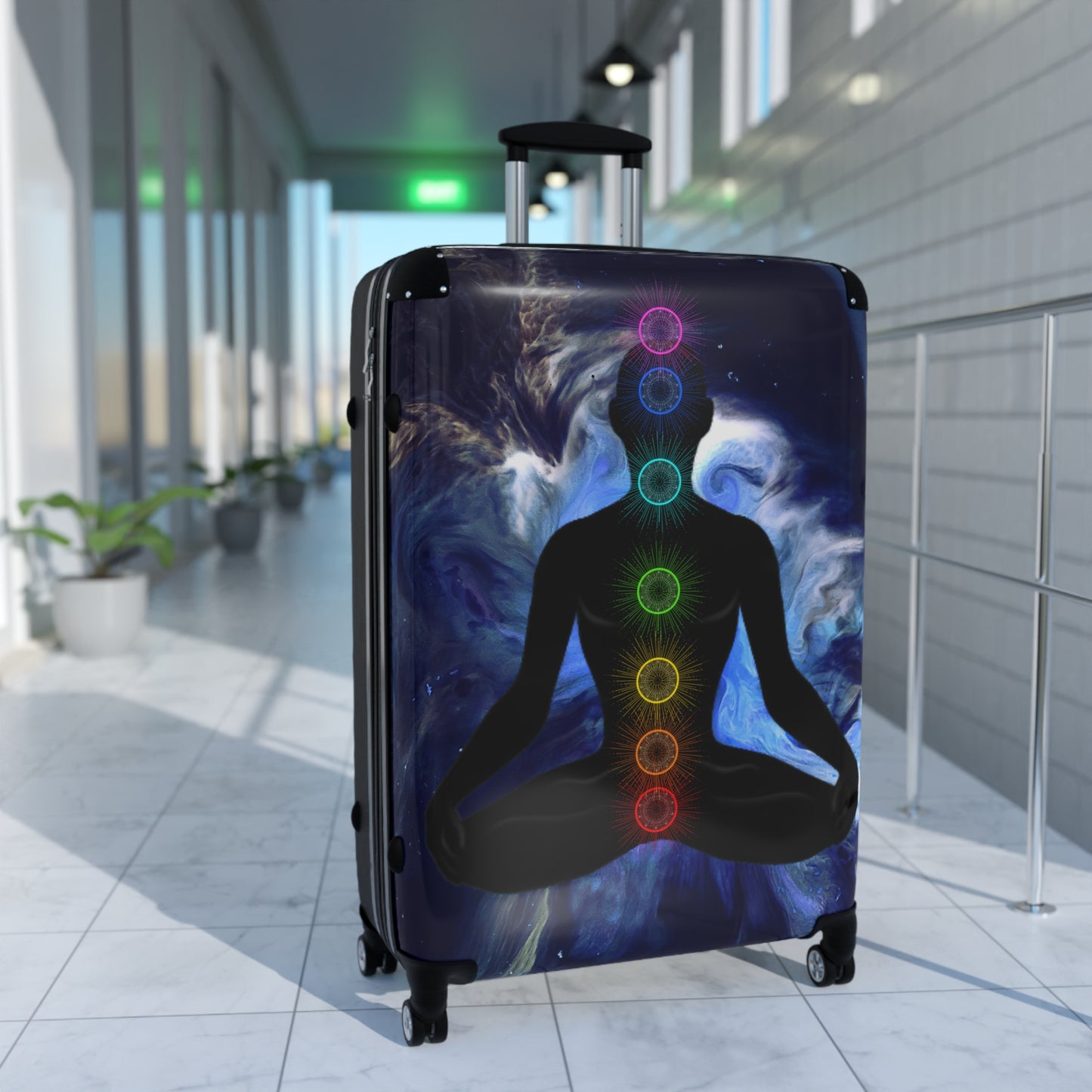 Chakra Meditation Suitcase, Travel Luggage