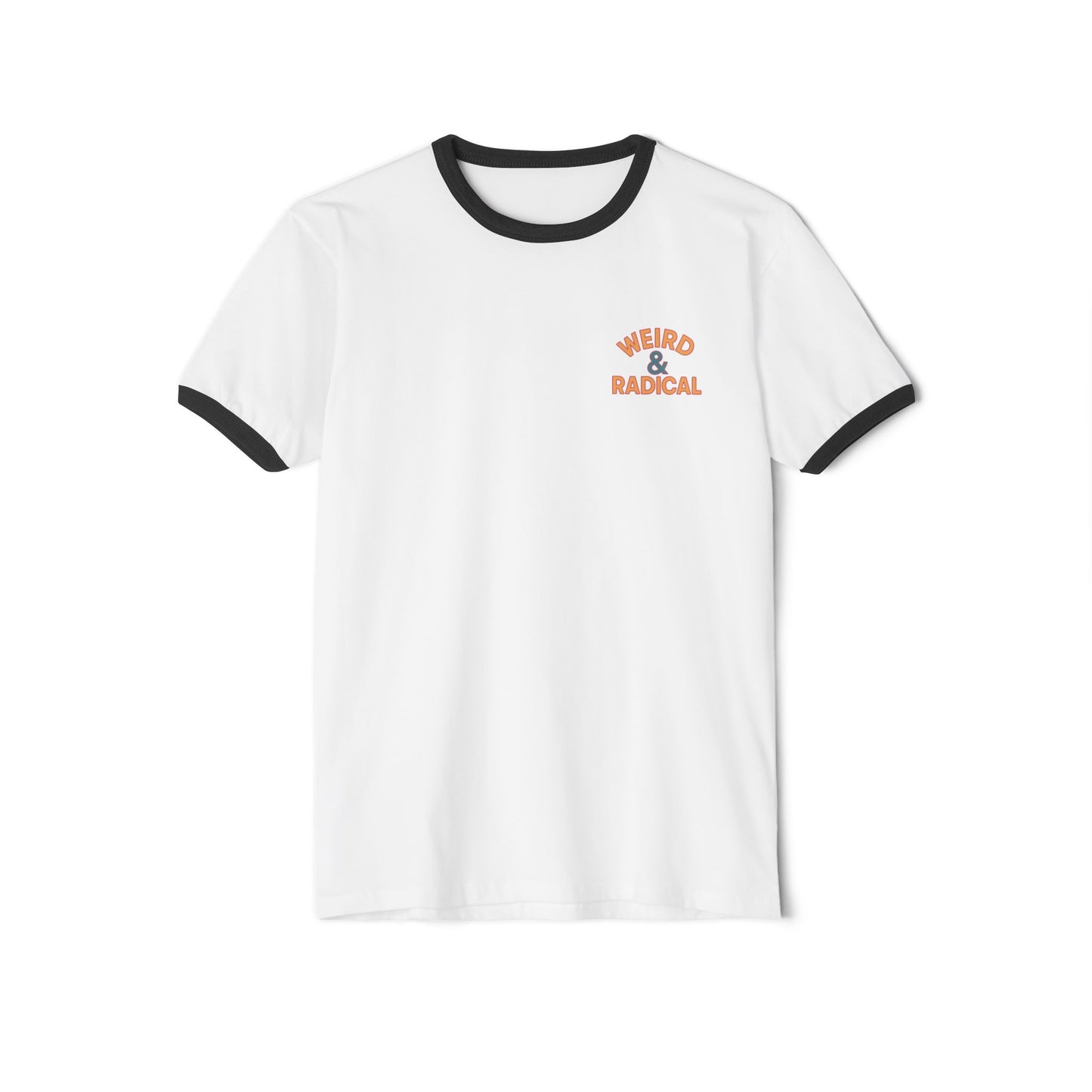 Retro 80s Unisex Ringer T-Shirt | Weird & Radical Graphic Tee