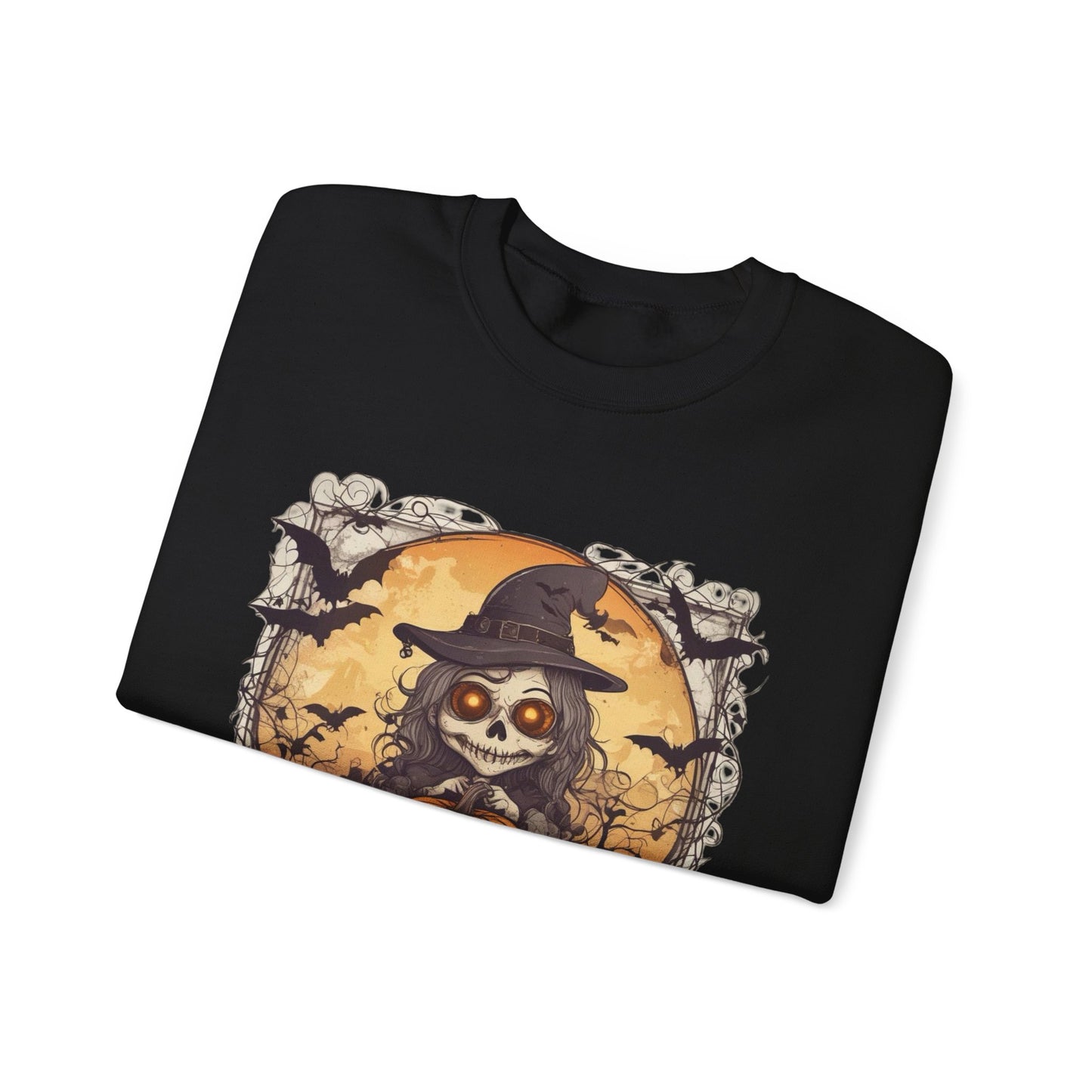 Spooky Witch Unisex Heavy Blend™ Crewneck Sweatshirt