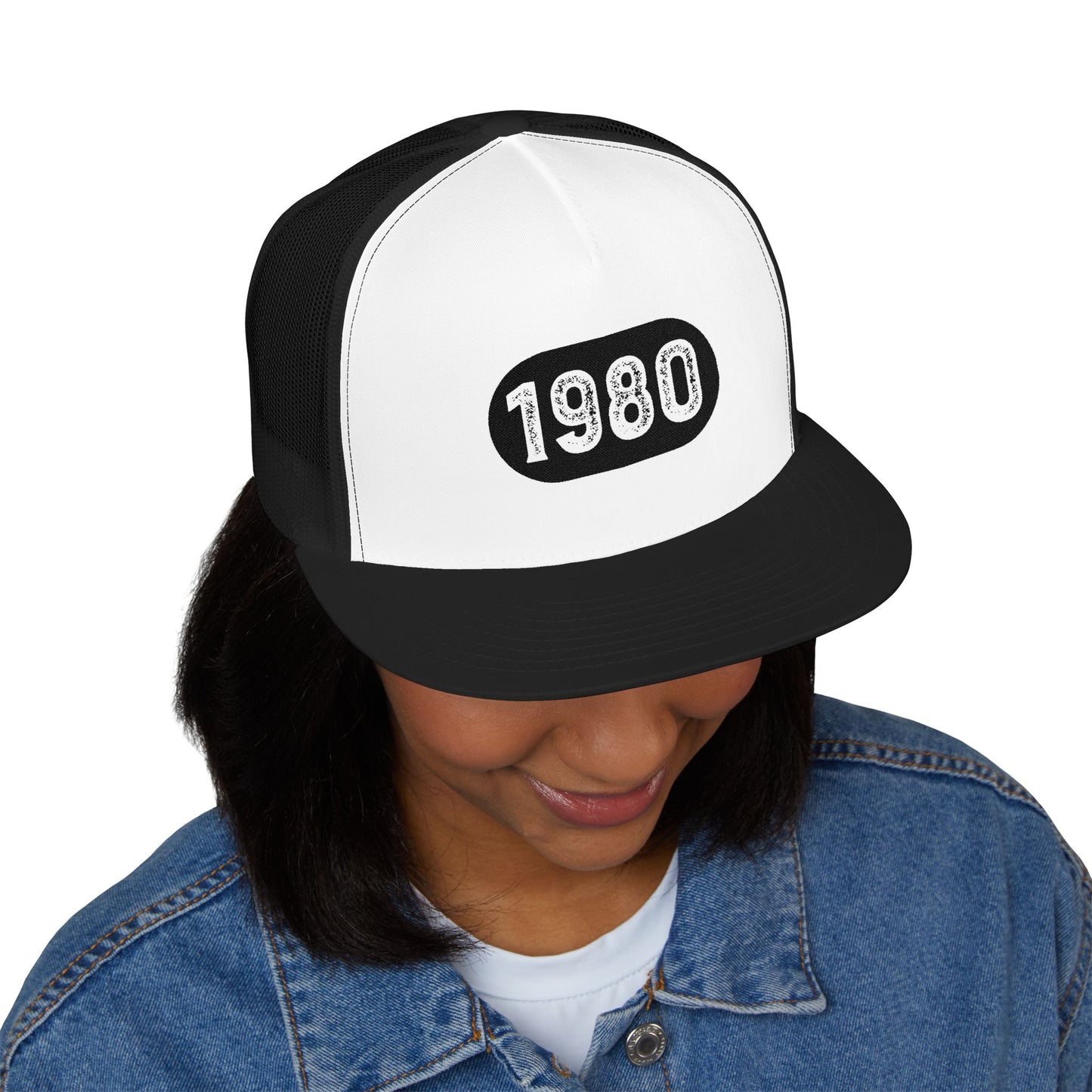 1980 Embroidered 5 Panel Trucker Cap