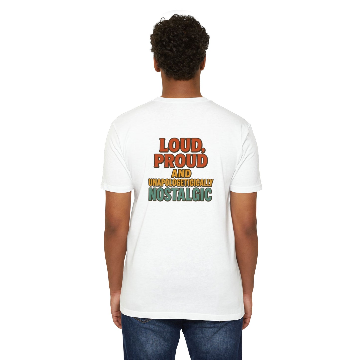 Loud & Proud Unisex Jersey T-Shirt - Vintage Nostalgia