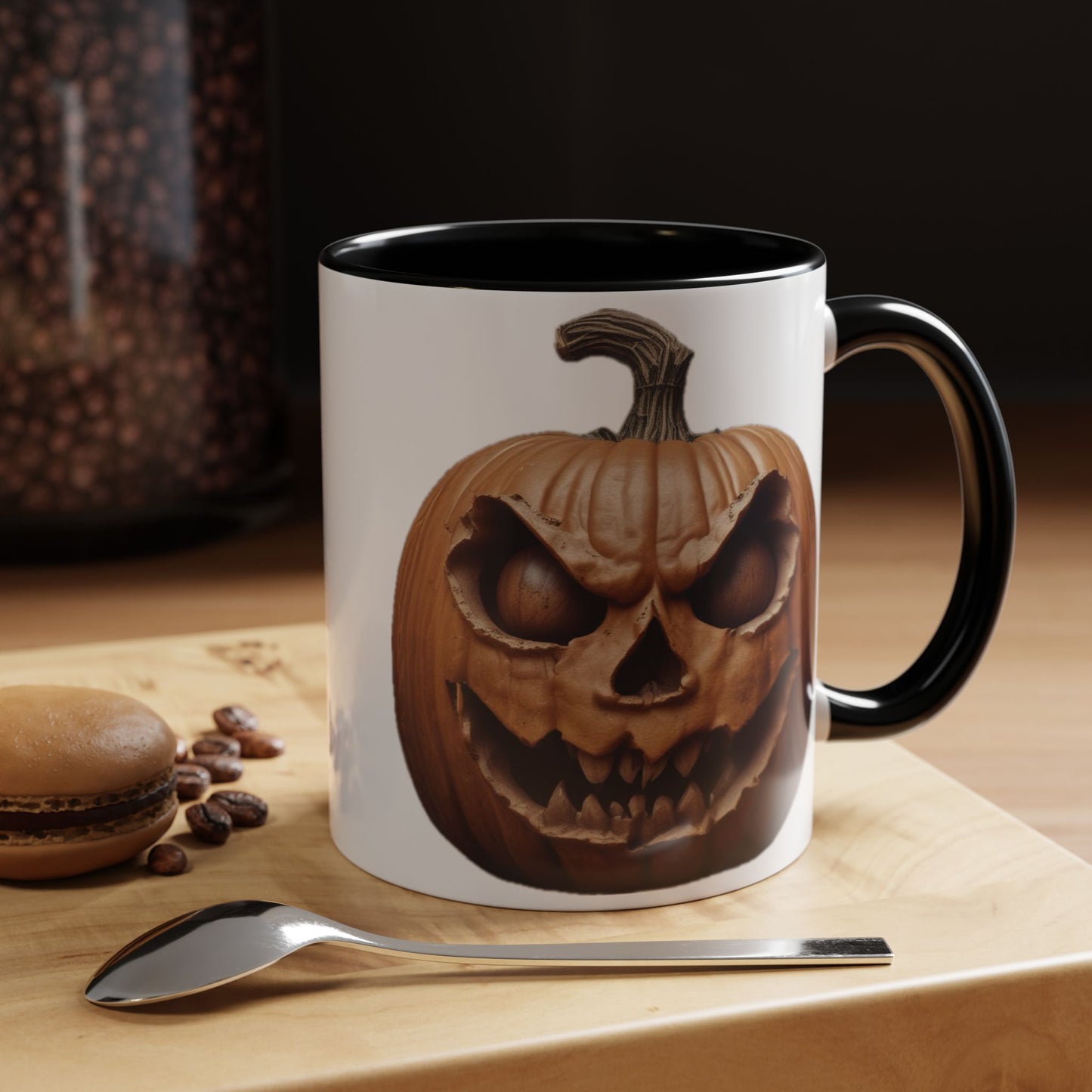 Evil Pumpkin Coffee Mug (11, 15oz)