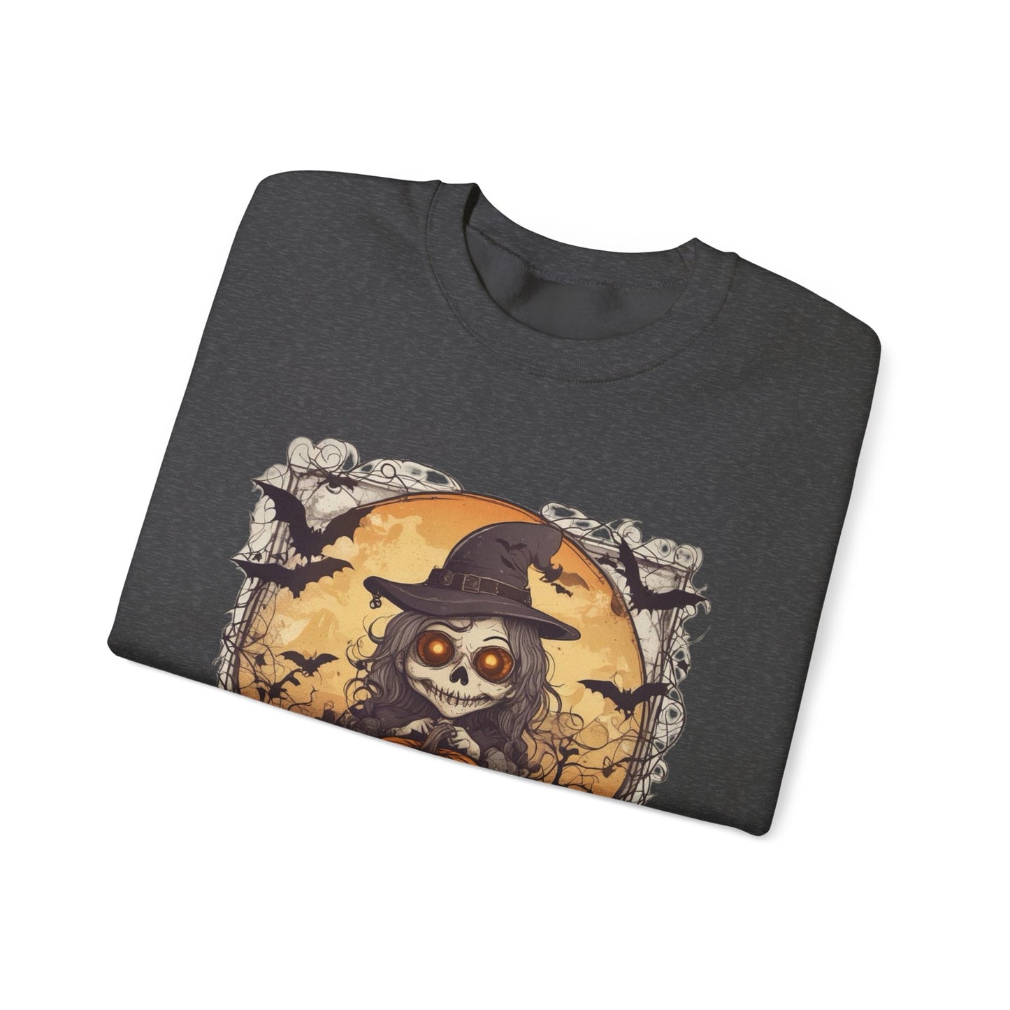 Spooky Witch Unisex Heavy Blend™ Crewneck Sweatshirt