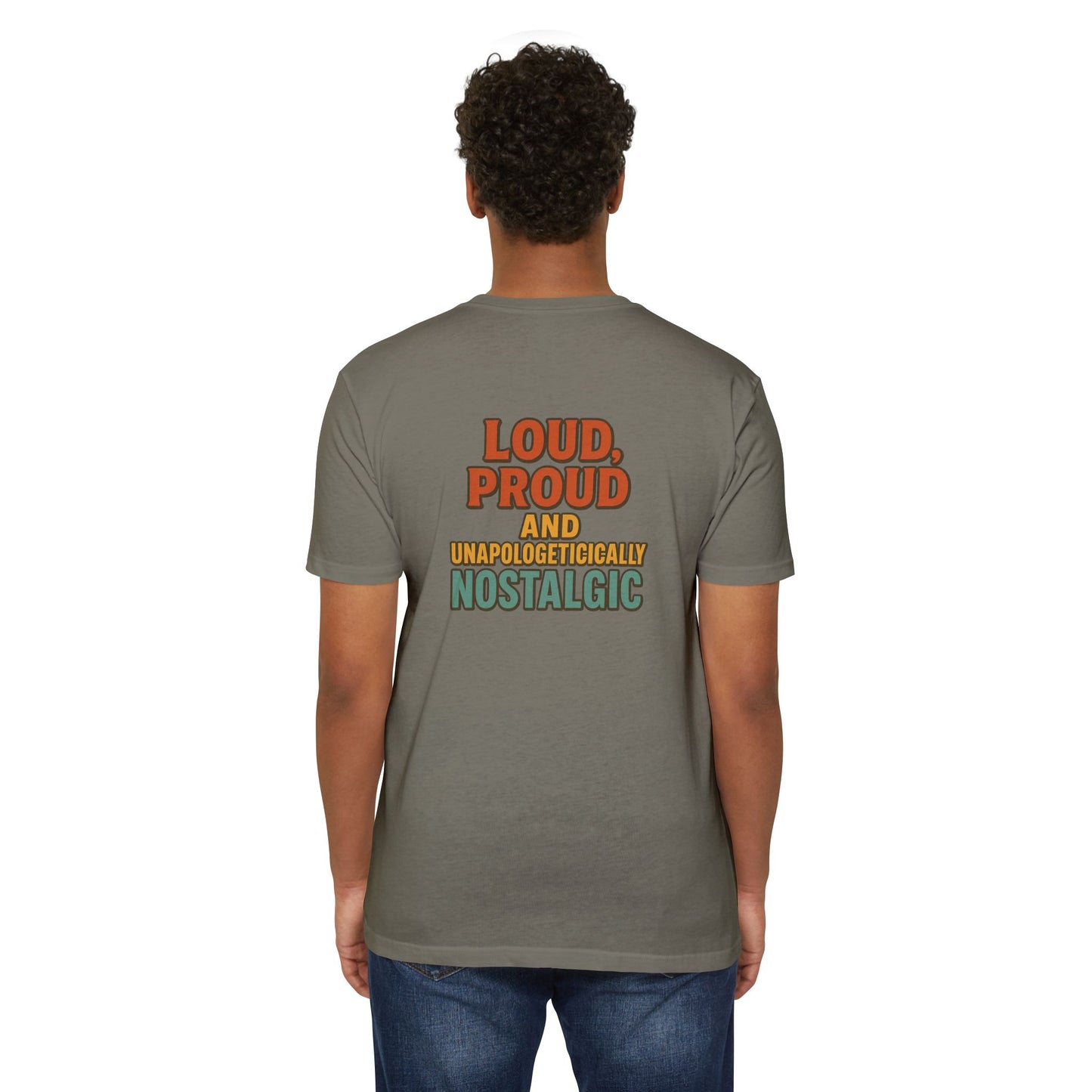 Loud & Proud Unisex Jersey T-Shirt - Vintage Nostalgia