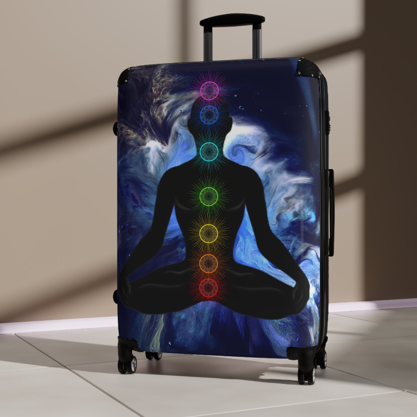 Chakra Meditation Suitcase, Travel Luggage