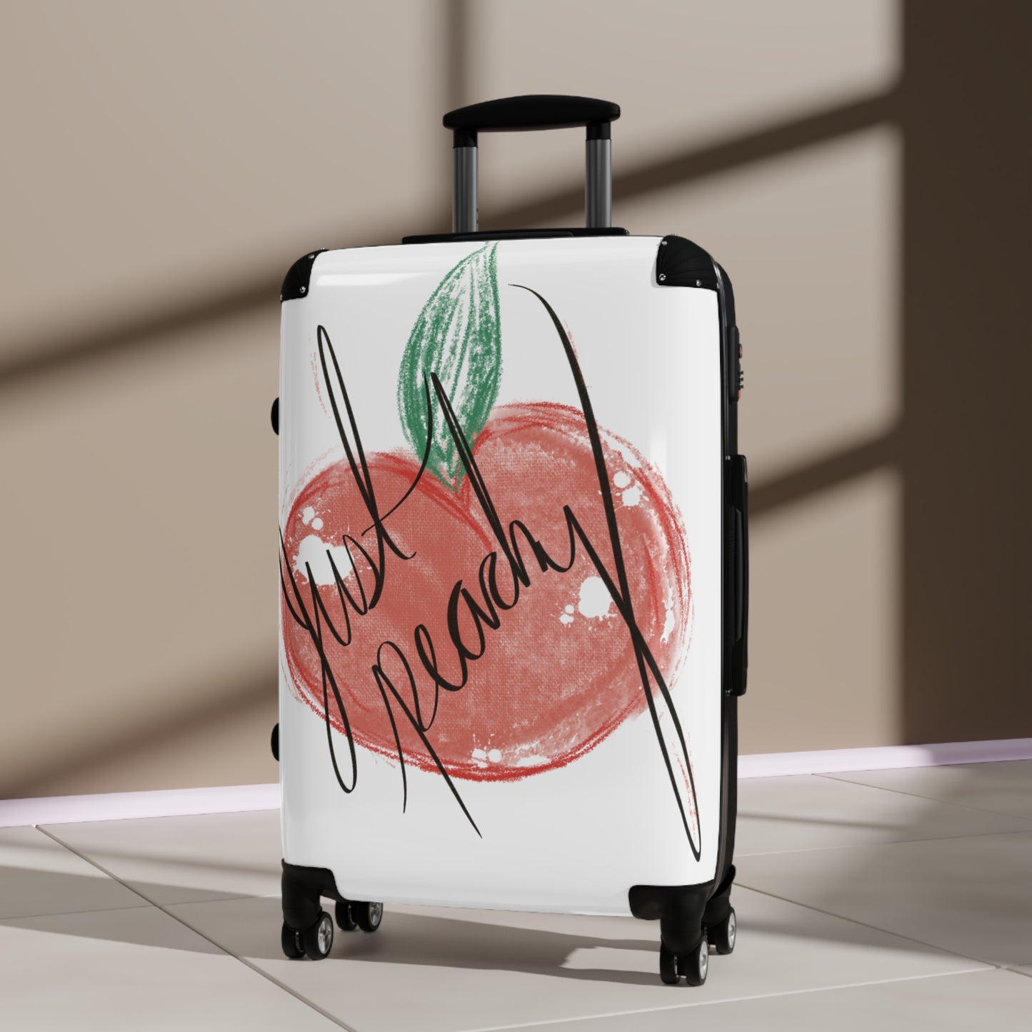 Just Peachy Carry-On Suitcase, Travel Luggage