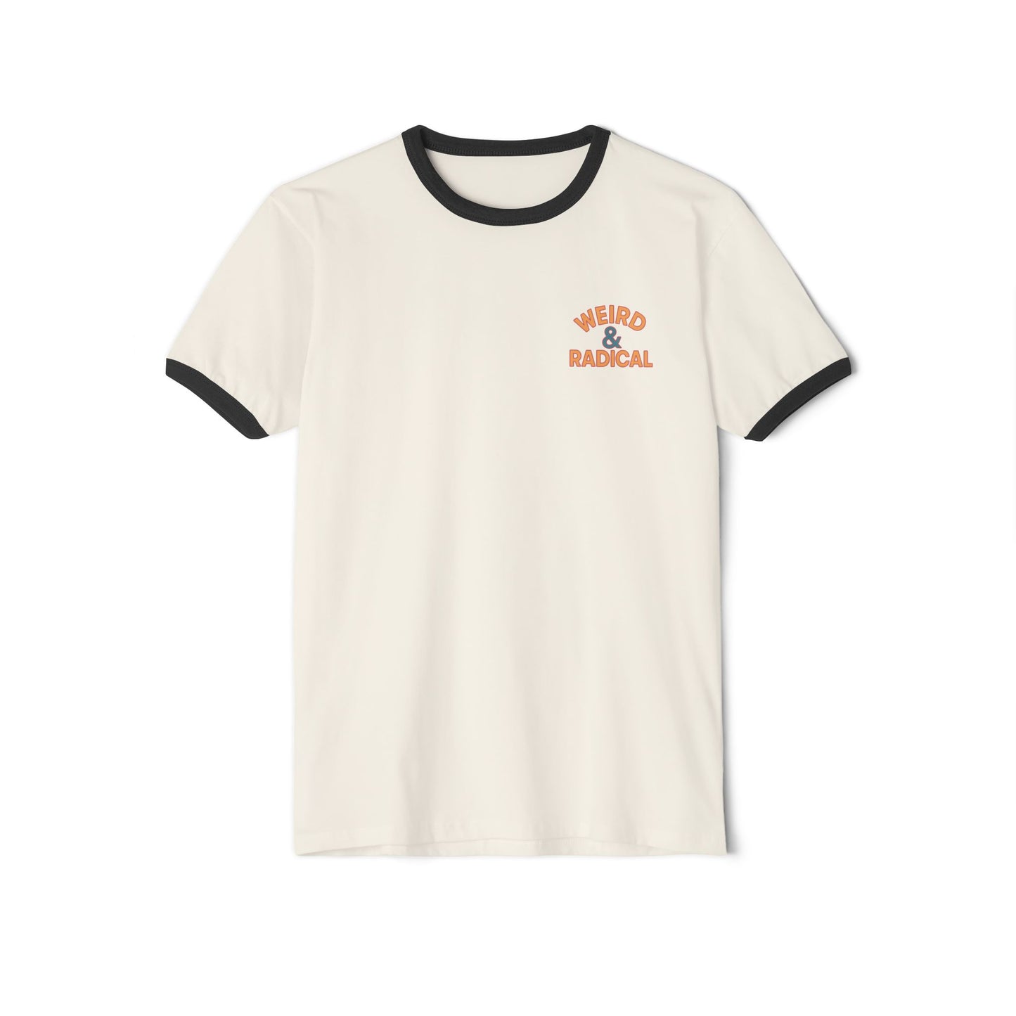 Retro 80s Unisex Ringer T-Shirt | Weird & Radical Graphic Tee