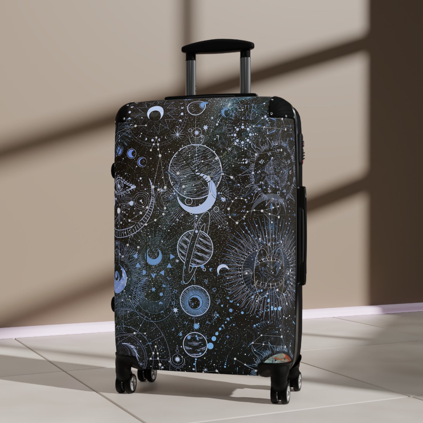 Cosmic Suitcases - Stylish Space-Themed