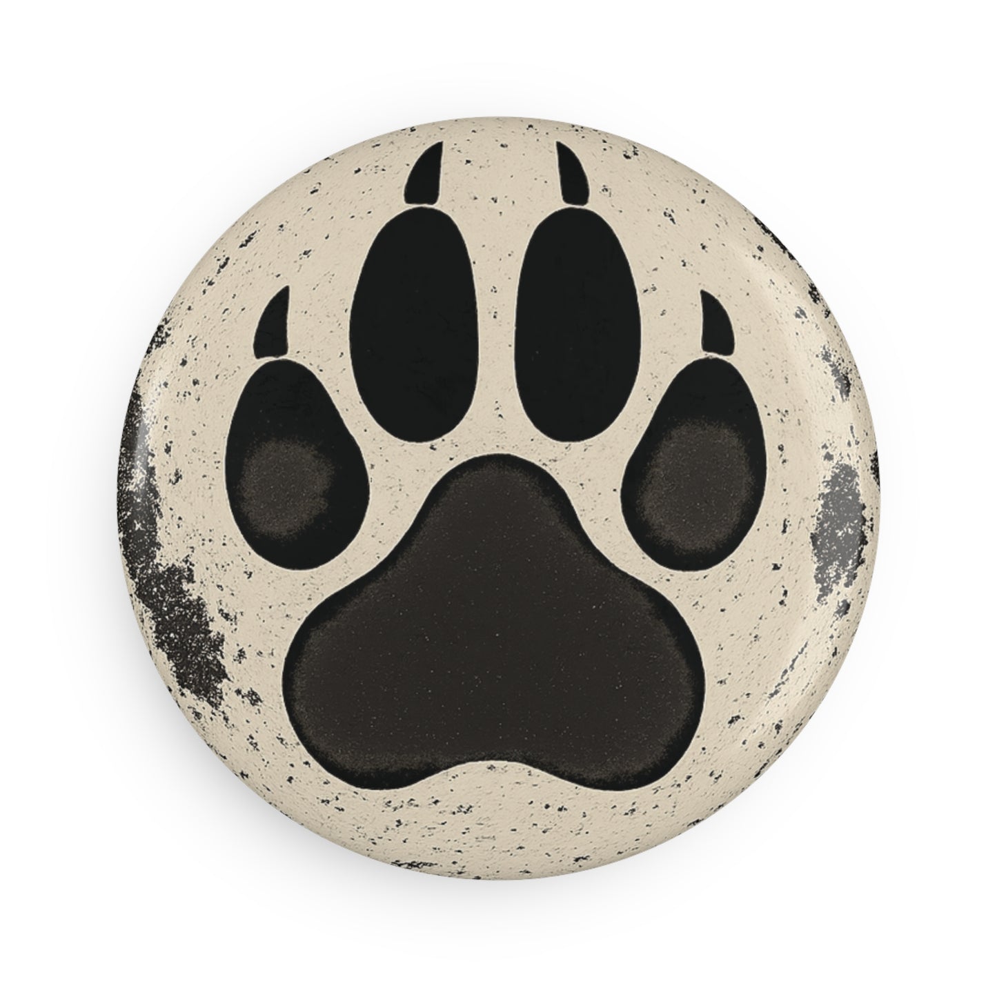 Paw Print Button Magnet, Animal Lover Gift, Kitchen Decor, Pet Owner Magnet, Handmade Home Decor, Gift for Pet Lovers