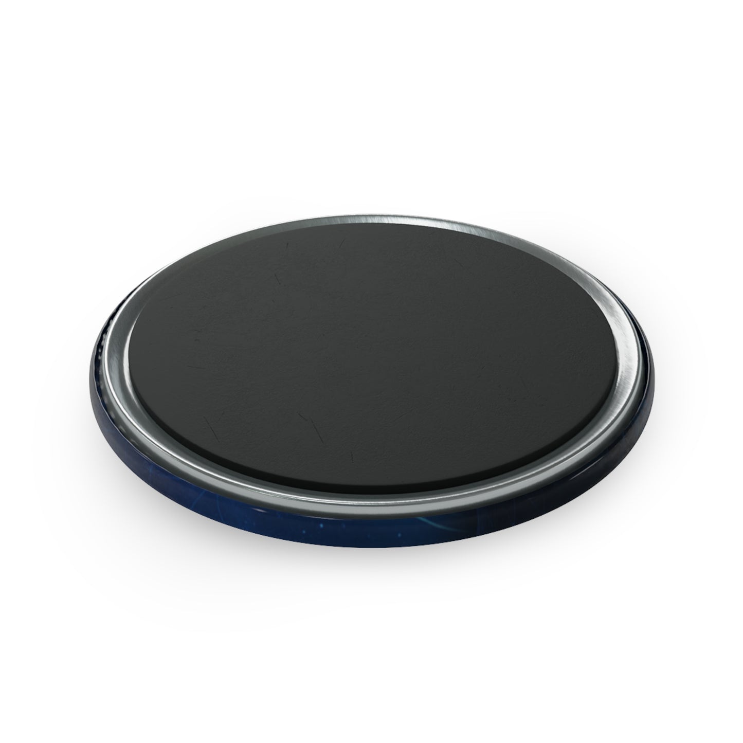 Futuristic AI Brain Button Magnet, Cyberpunk Decor Magnet