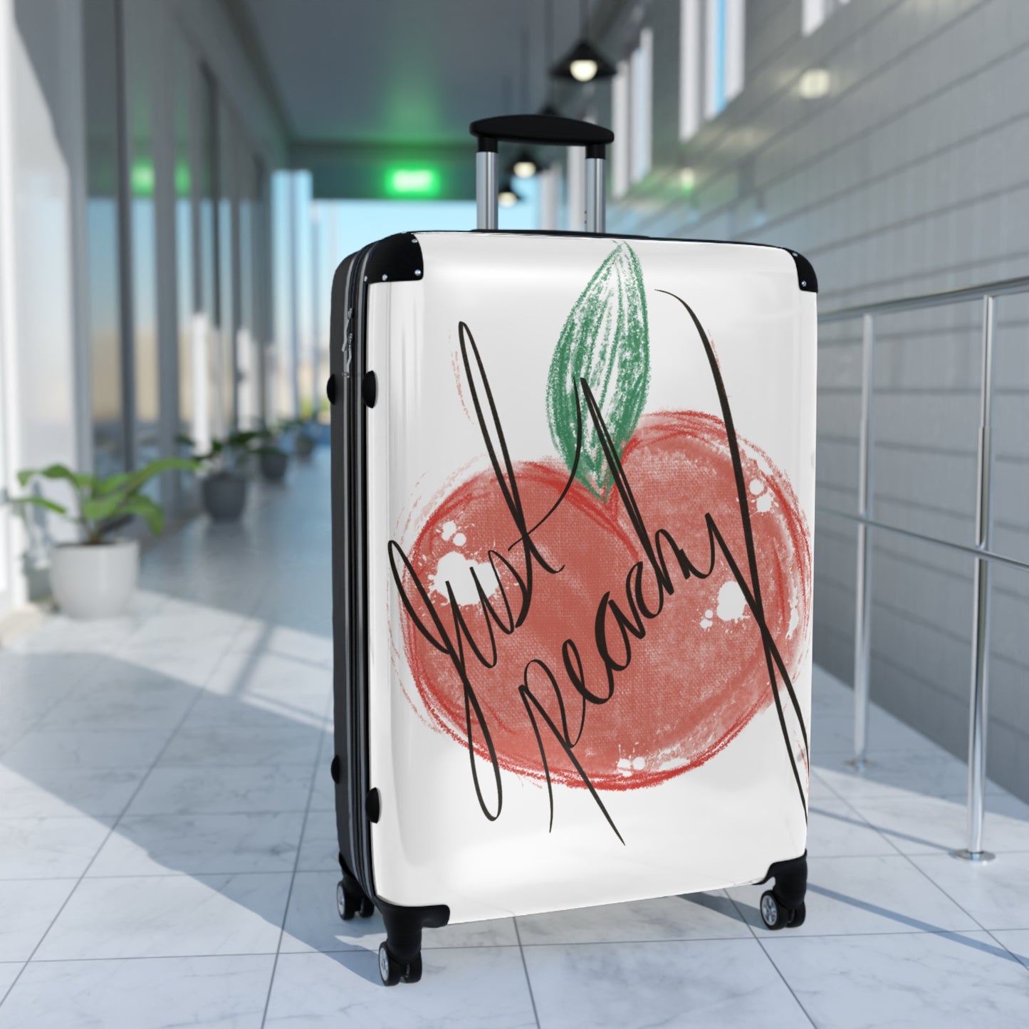 Just Peachy Carry-On Suitcase, Travel Luggage