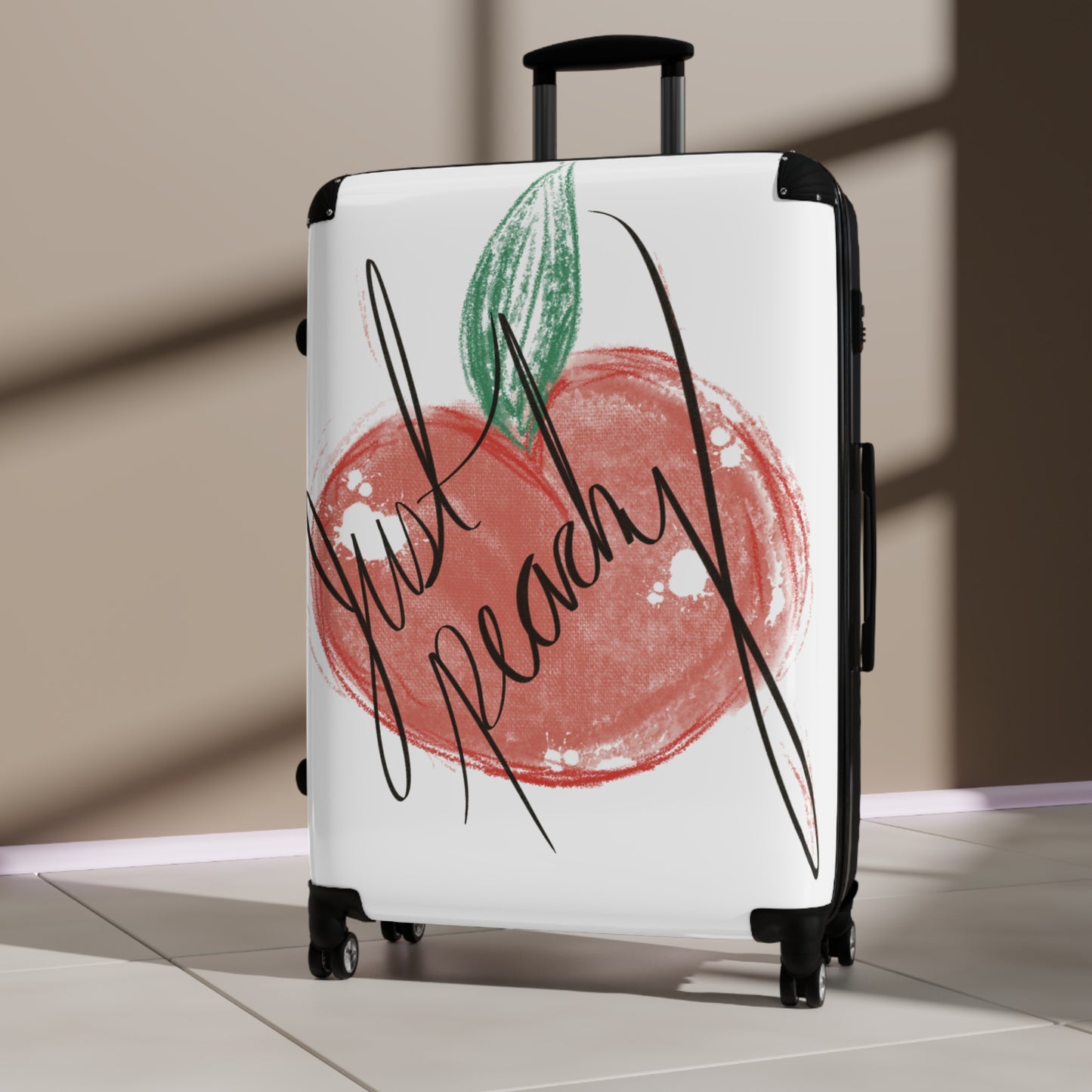 Just Peachy Carry-On Suitcase, Travel Luggage