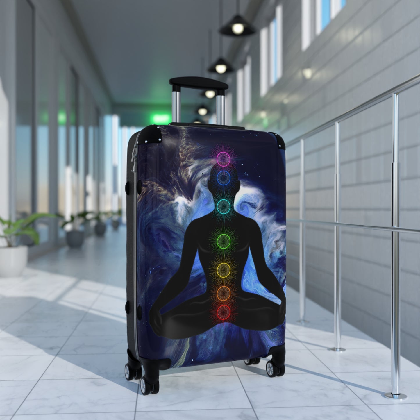 Chakra Meditation Suitcase, Travel Luggage