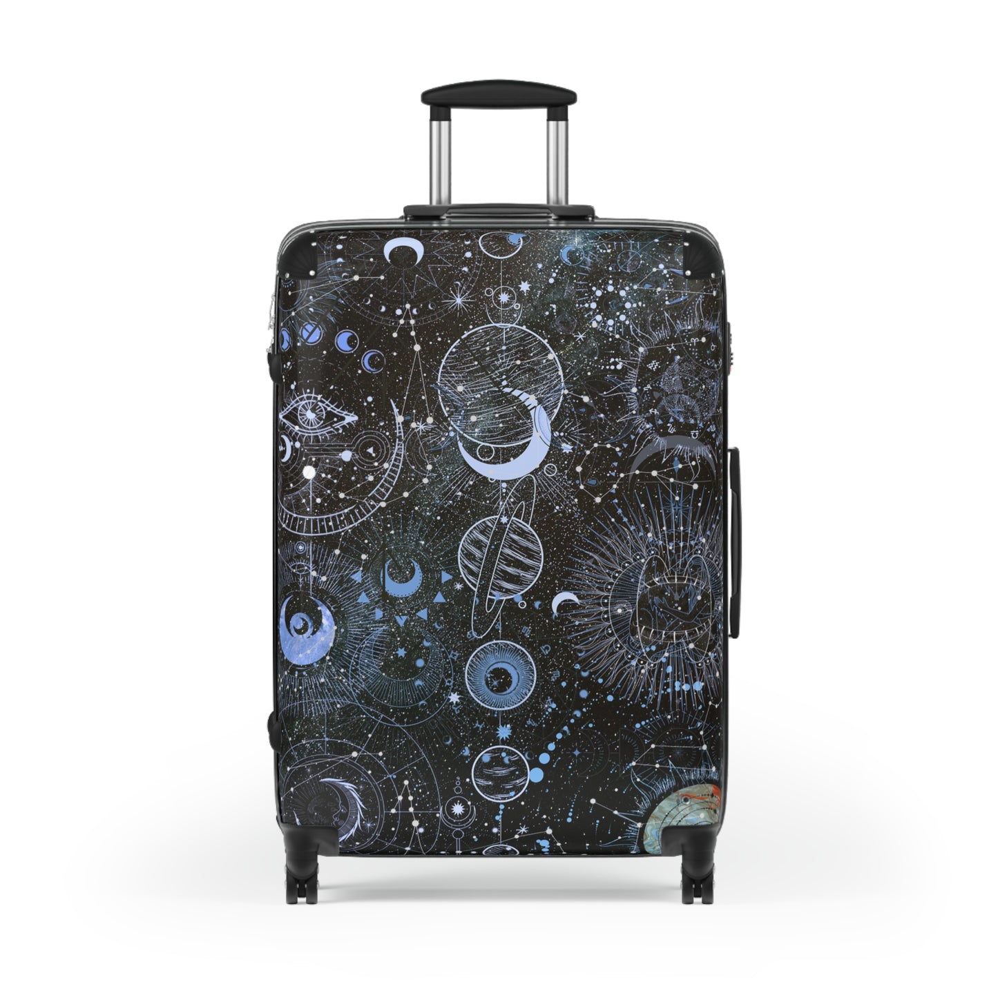 Cosmic Suitcases - Stylish Space-Themed