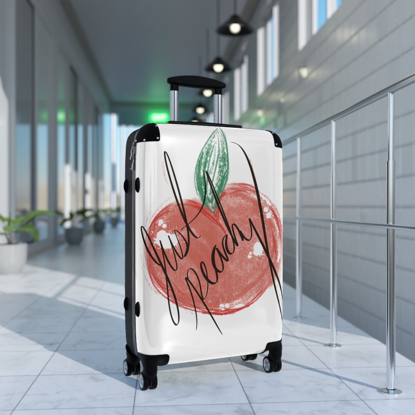 Just Peachy Carry-On Suitcase, Travel Luggage