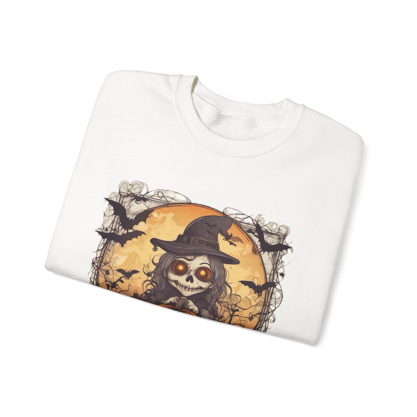 Spooky Witch Unisex Heavy Blend™ Crewneck Sweatshirt