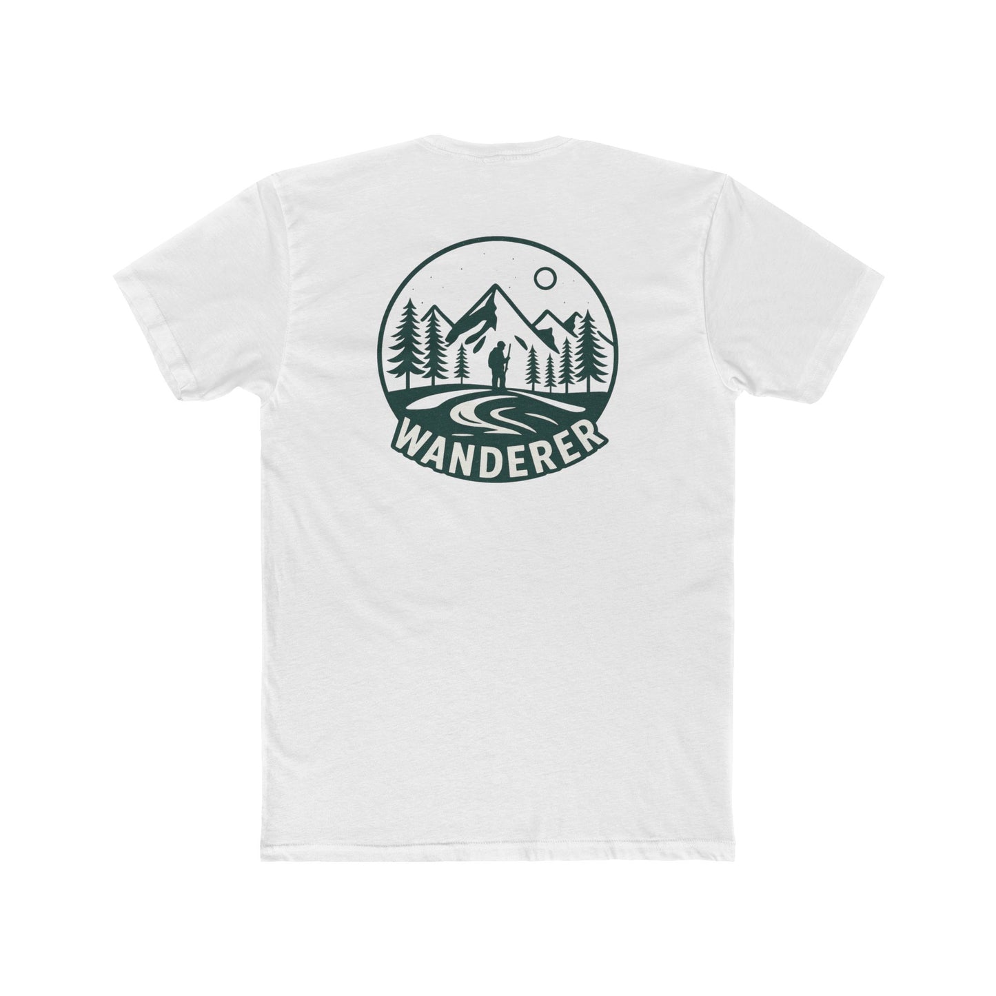Wanderer Unisex Cotton Crew Tee - Adventure Shirt