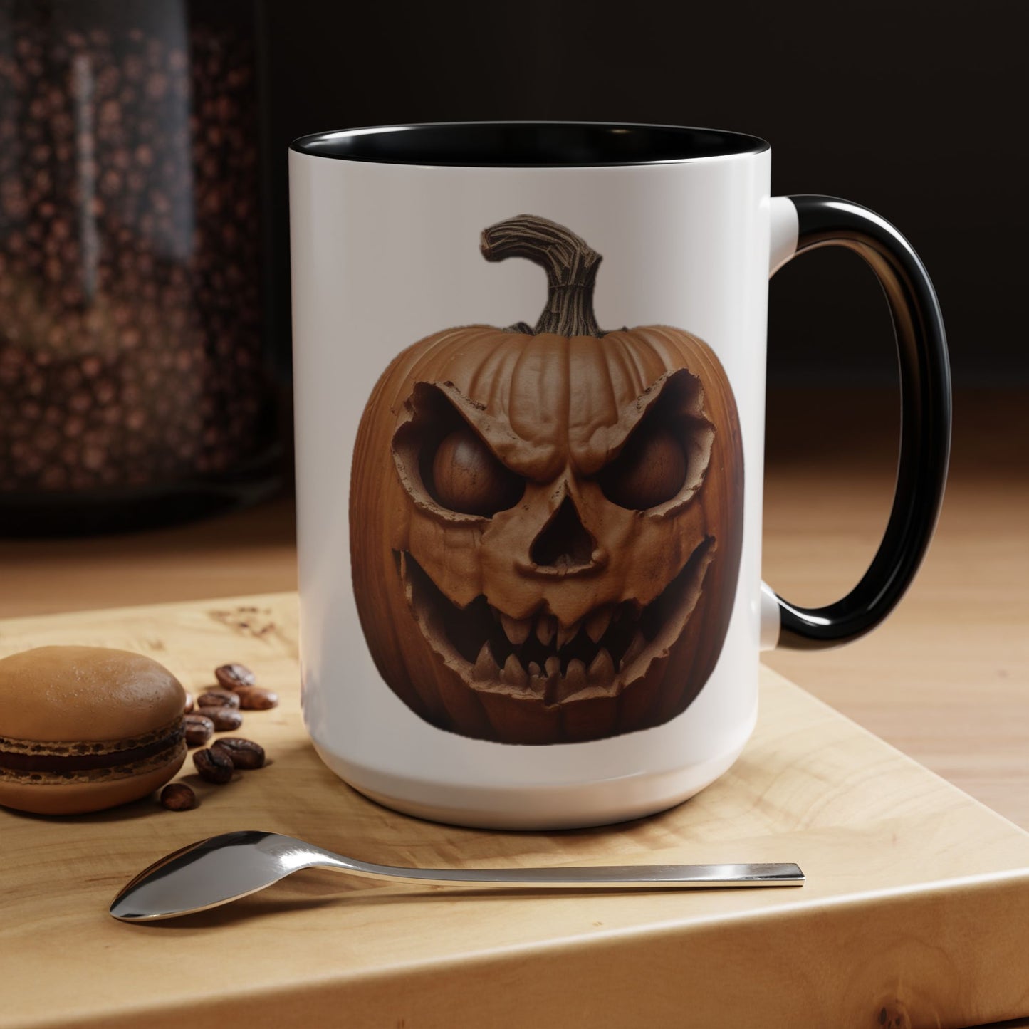Evil Pumpkin Coffee Mug (11, 15oz)