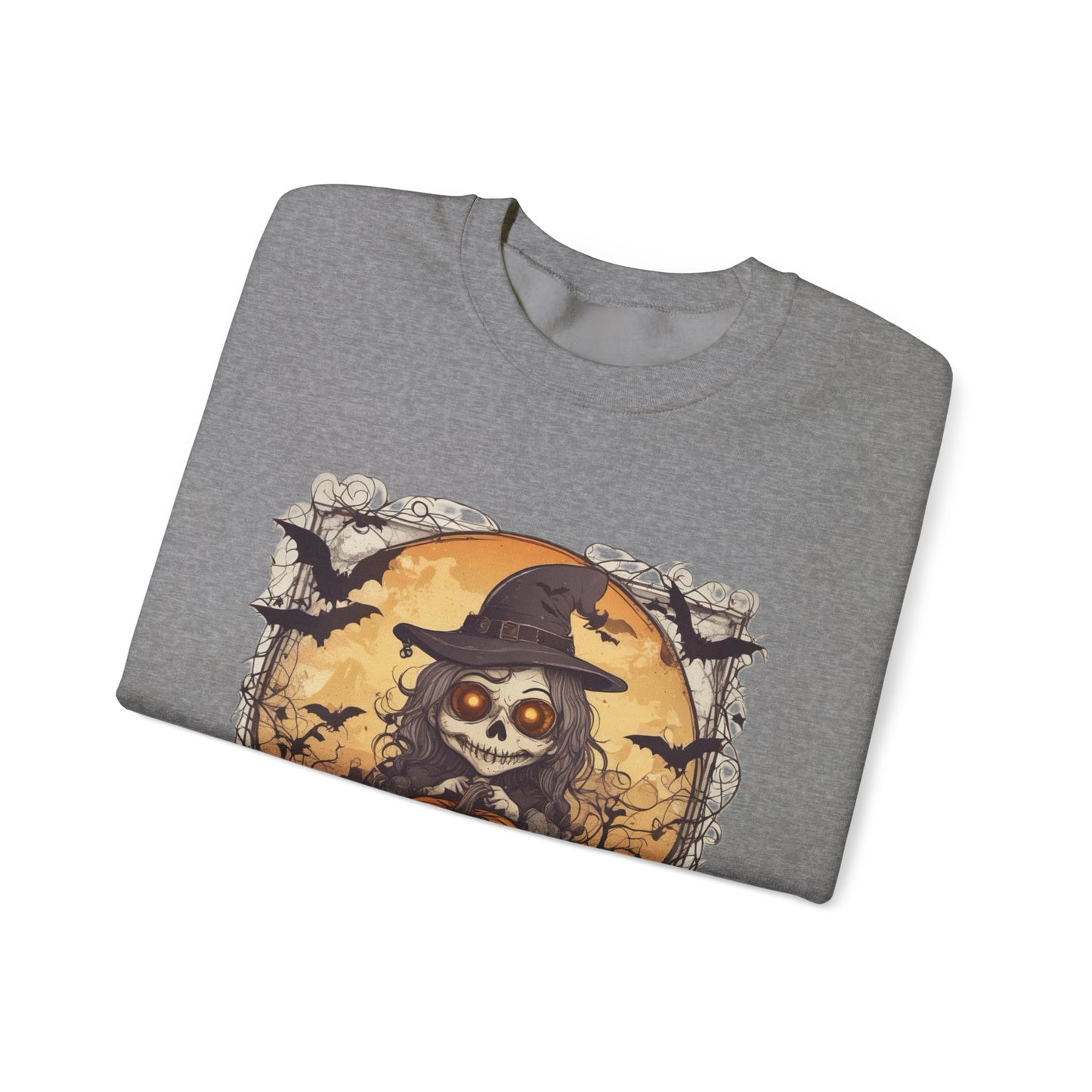Spooky Witch Unisex Heavy Blend™ Crewneck Sweatshirt
