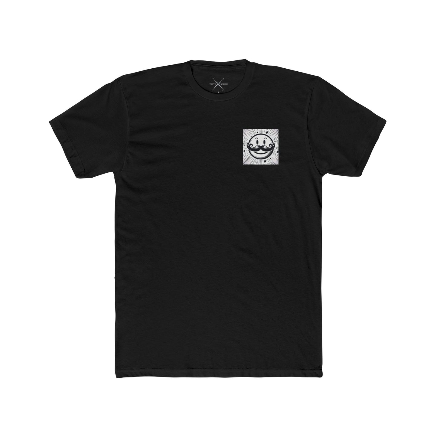 Smiley Mustache Emoji Unisex Tee
