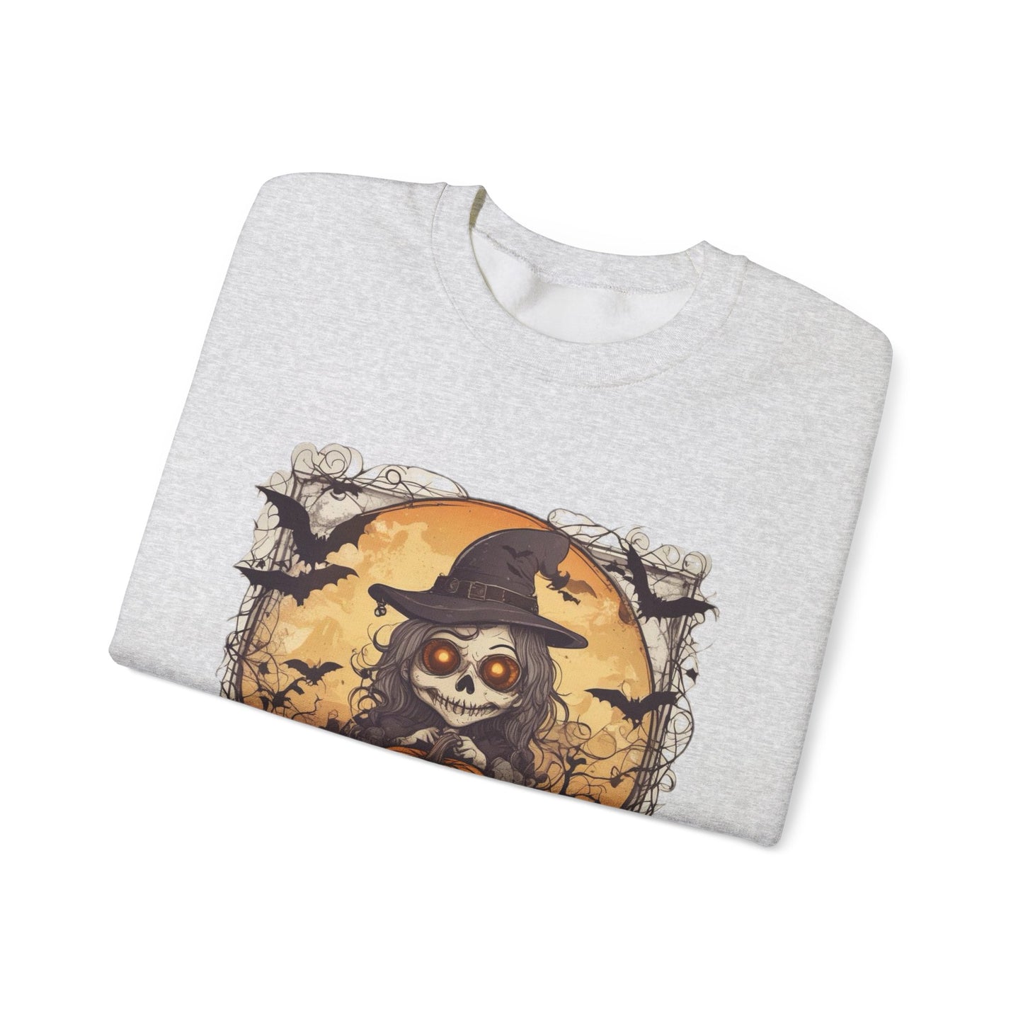 Spooky Witch Unisex Heavy Blend™ Crewneck Sweatshirt