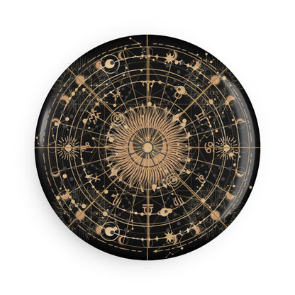 Astrology Button Magnet Set - Celestial Decor for Home, Gifts for Astrology Magnet