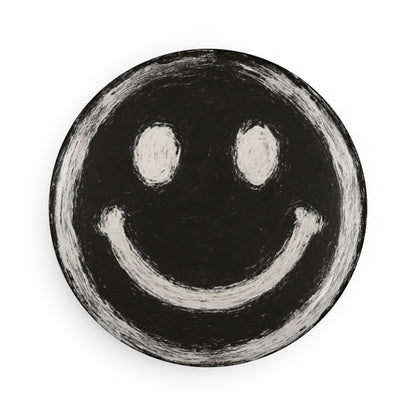 Smiley Face Button Magnet - Fun Fridge Decor, Cute Gift