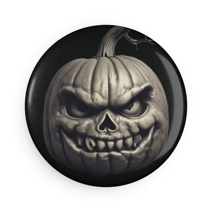 Halloween Skull Pumpkin Magnet, Fun Fridge Decor, Spooky Gift, Trick or Treat
