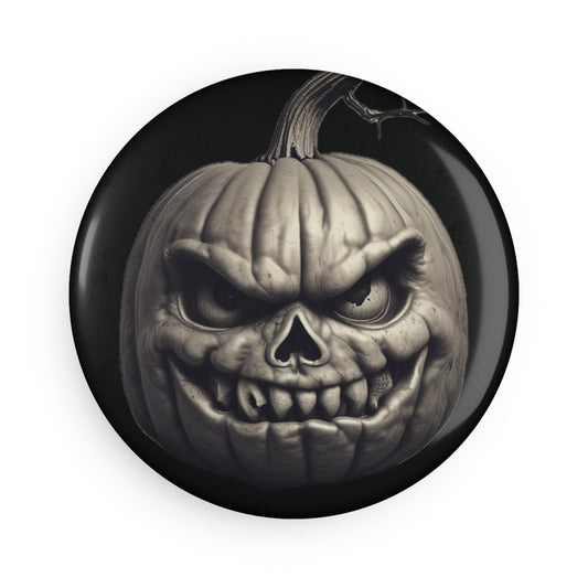 Halloween Skull Pumpkin Magnet, Fun Fridge Decor, Spooky Gift, Trick or Treat