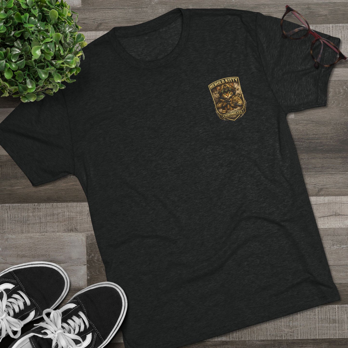 Herold Kitty Call Me Mommy! - Tri-Blend Crew Tee
