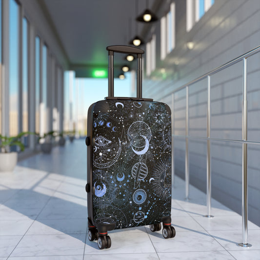 Cosmic Suitcases - Stylish Space-Themed