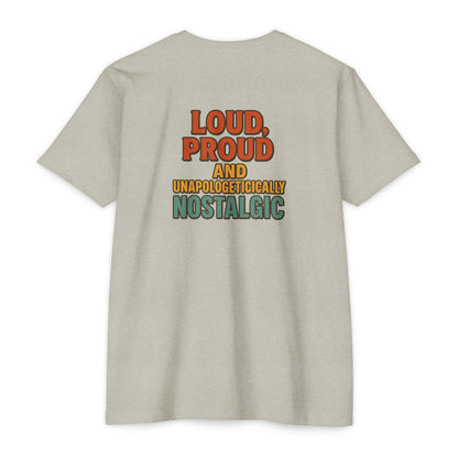 Loud & Proud Unisex Jersey T-Shirt - Vintage Nostalgia