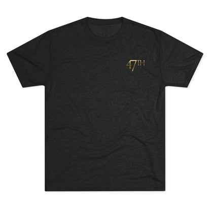 47th Boss Gold Tri-Blend Crew Tee