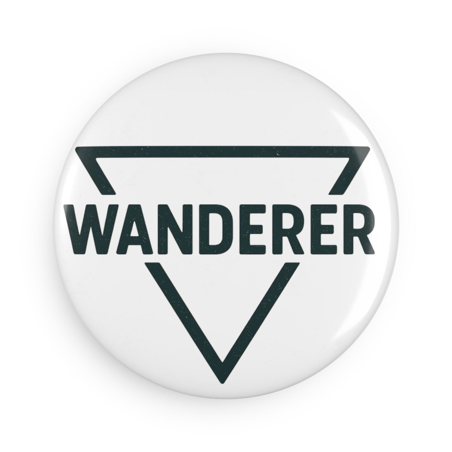 Wanderer Button Magnet, Travel Decor, Adventure Gift