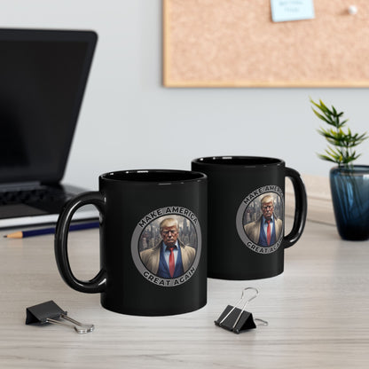 Black MAGA Mug